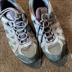 Columbia waterproof hiking shoes.